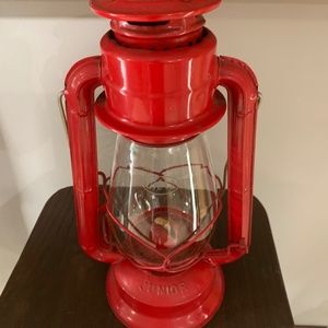 Vintage Dietz No. 20 Junior Red kerosene oil lantern